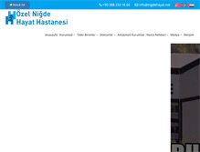 Tablet Screenshot of nigdehayat.net